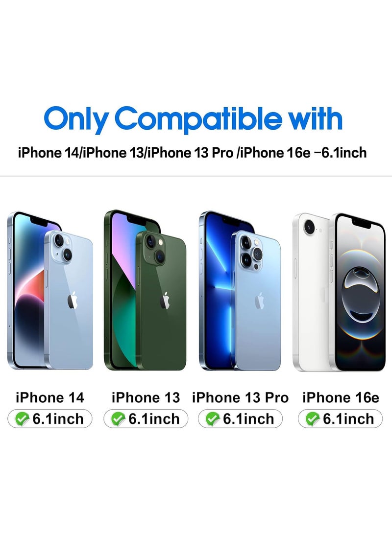 Ambison عبوة من قطعتين من واقيات الشاشة الزجاجية غير اللامعة، مصممة لهواتف iPhone 14 (2022) وiPhone 13 وiPhone 13 Pro - Image 3
